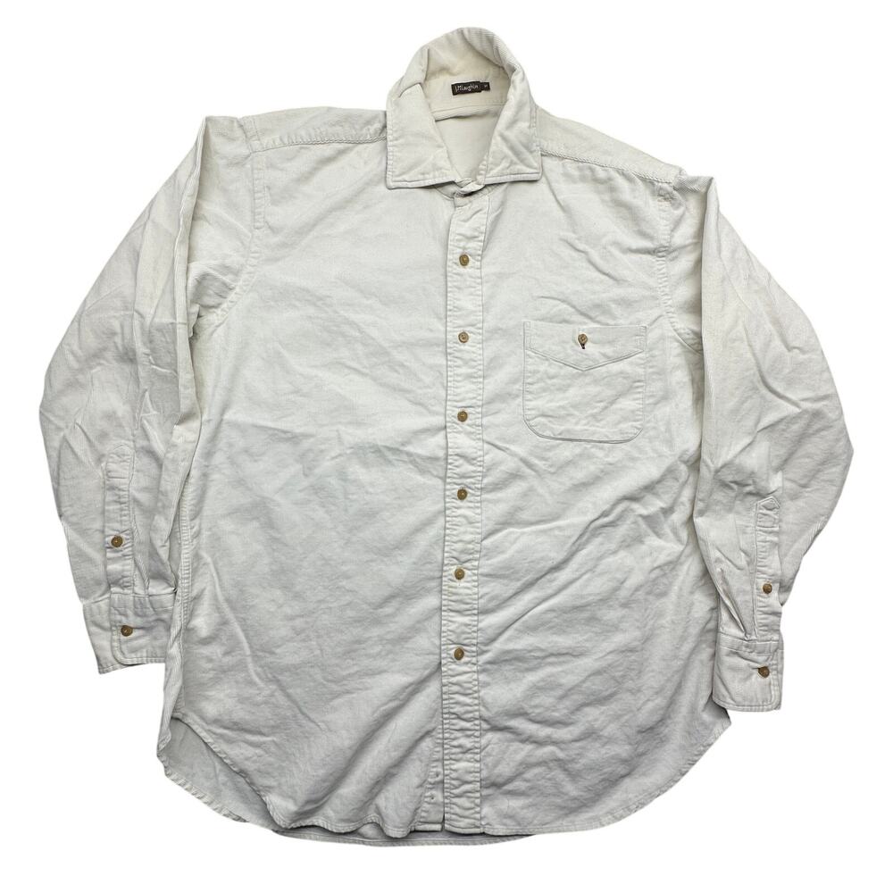 J McLaughlin Corduroy Button Up Long Sleeve Shirt Womens Medium Long Sleeve